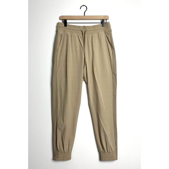 ATHLETA Brooklyn Textured Joggers Windowpane - Picture 1 of 8